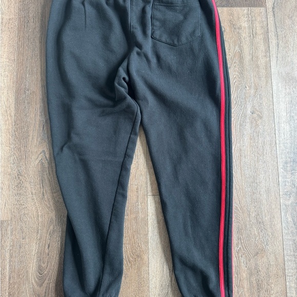 NFL Chiefs sweatpants.  Mens size large.  Black and red.  Joggers. - Picture 5 of 6